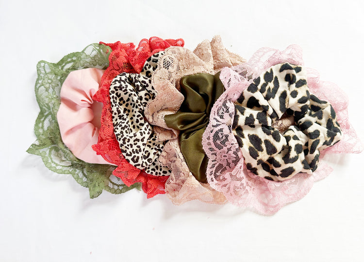 Oversized & Ruffled Scrunchies