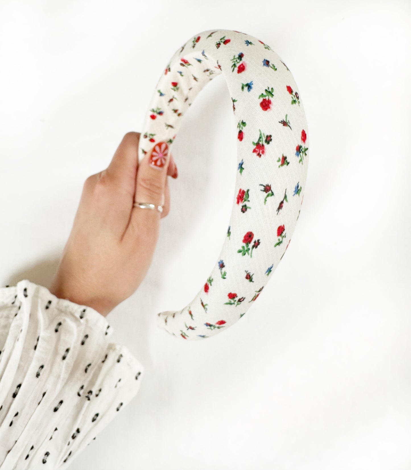 Classic Headband in rose print