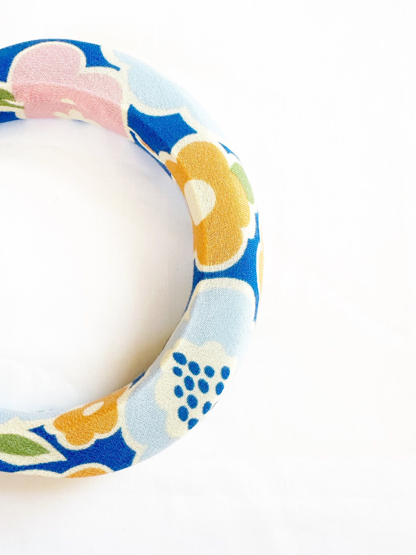 Padded Headband in bold floral
