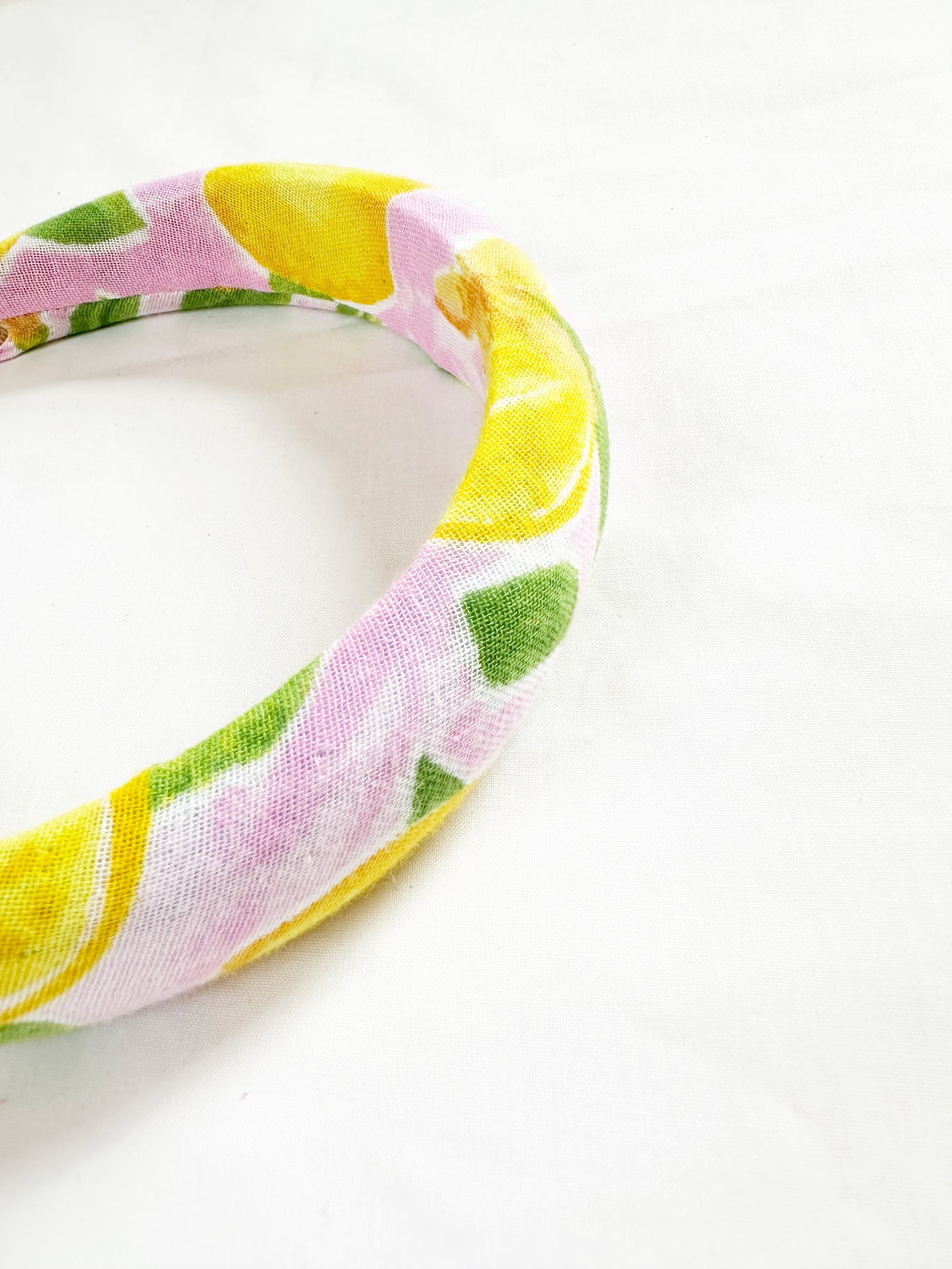 Classic Headband in lemon print