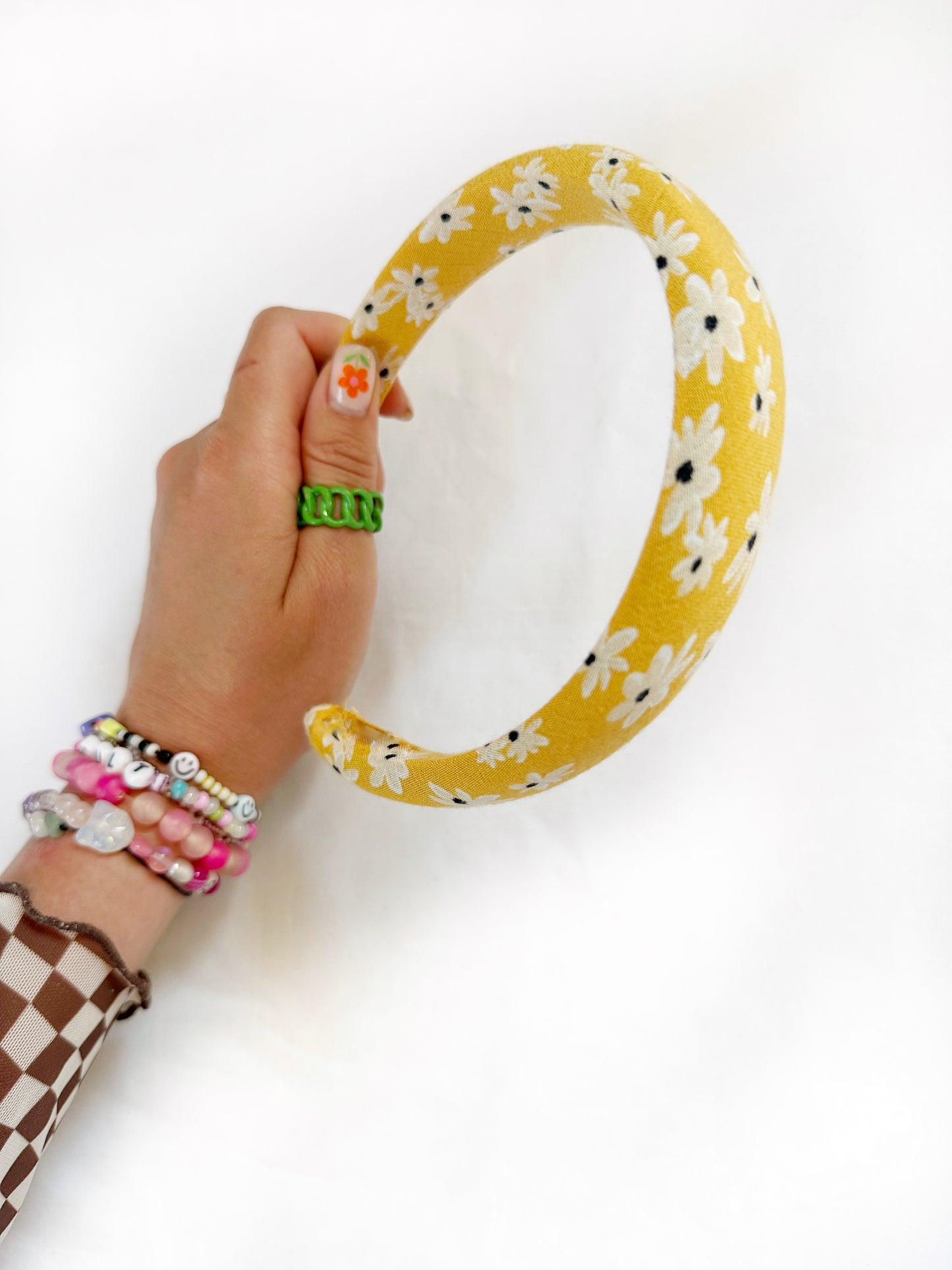 Classic Headband in yellow floral