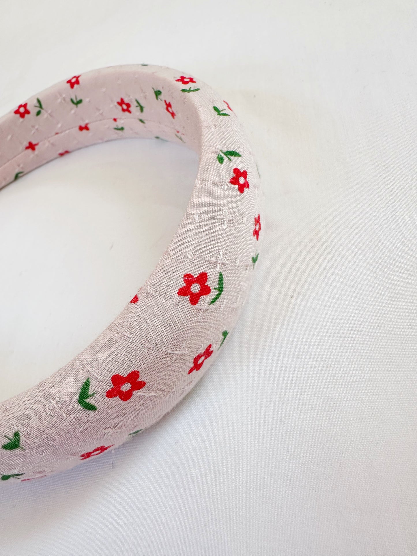 Classic Headband in pink red floral