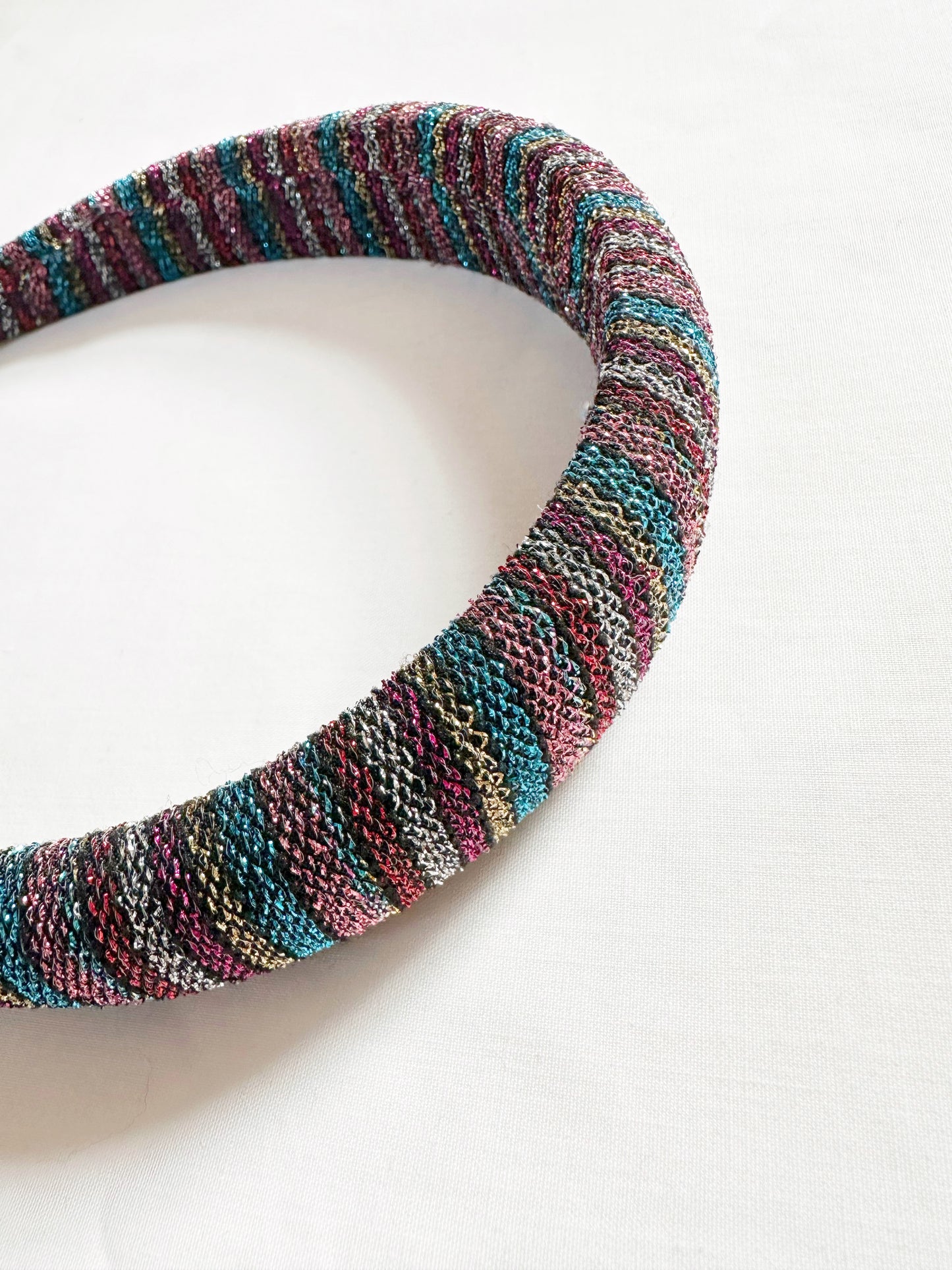 Classic Headband in sparkly stripe