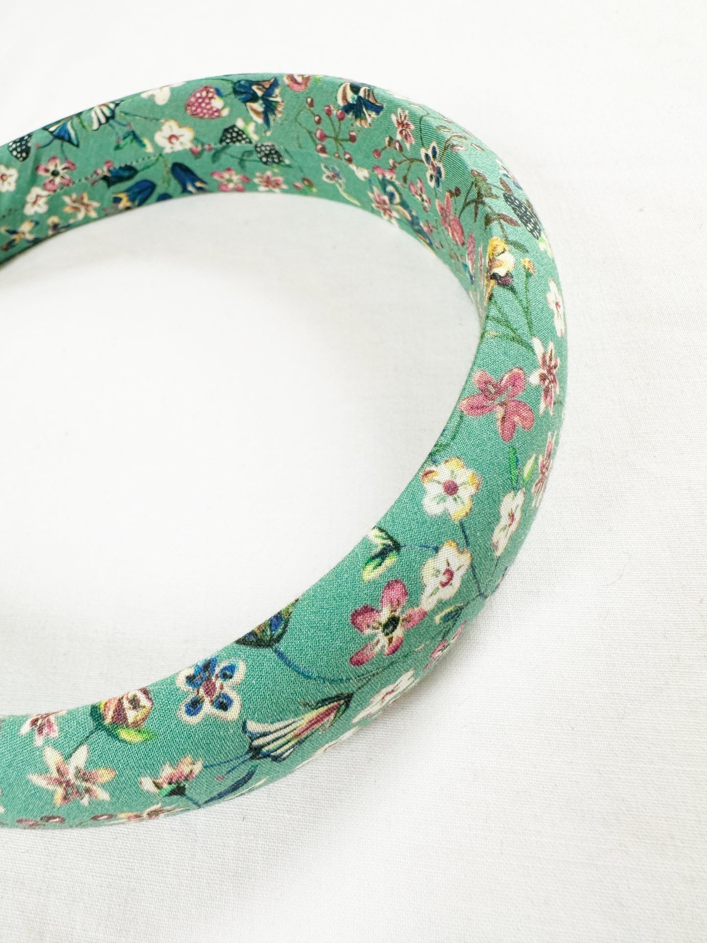 Liberty Classic Headband in turquoise floral