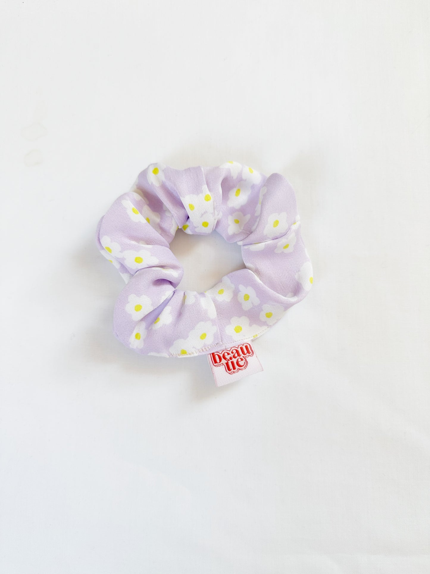 Mini scrunchie in lilac floral