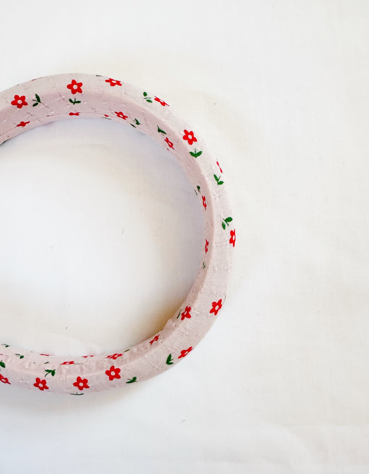 Classic Headband in pink red floral