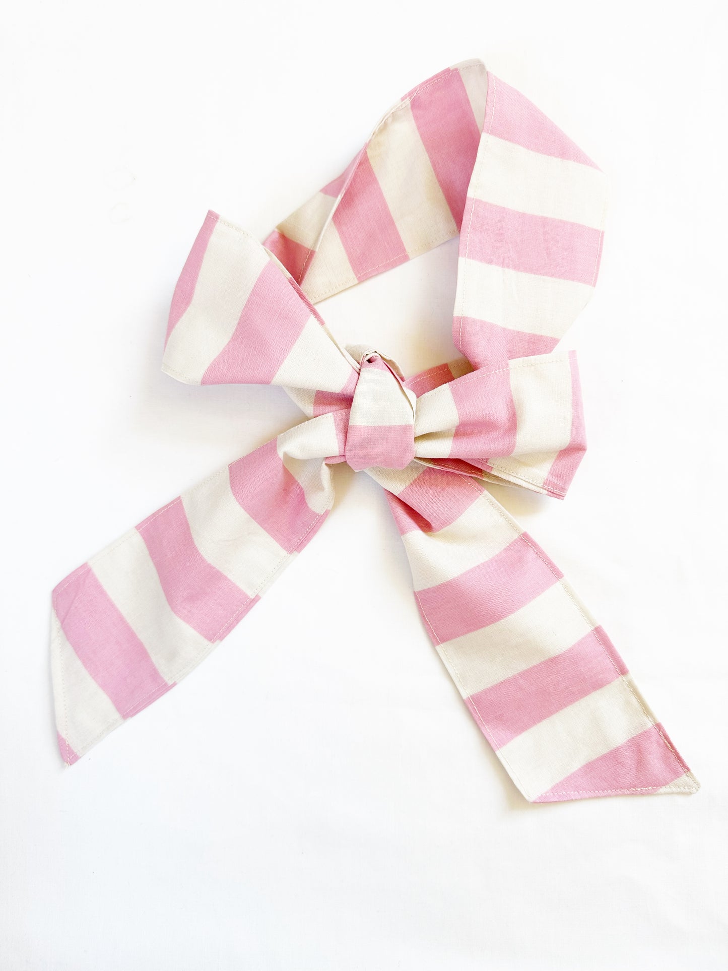 VersaTie hair & neck tie in Penny candy stripe