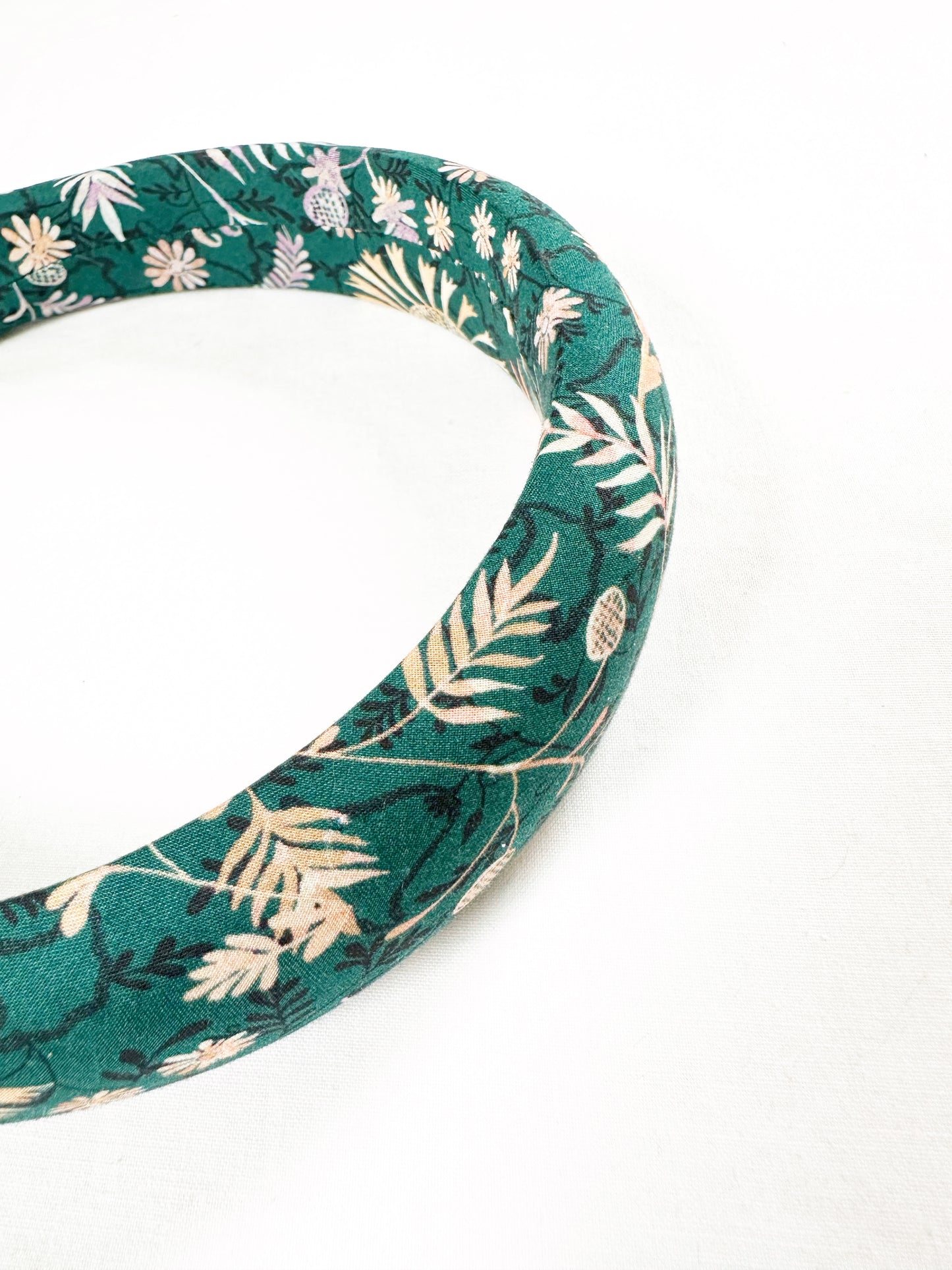 Liberty Classic Headband in dark teal floral