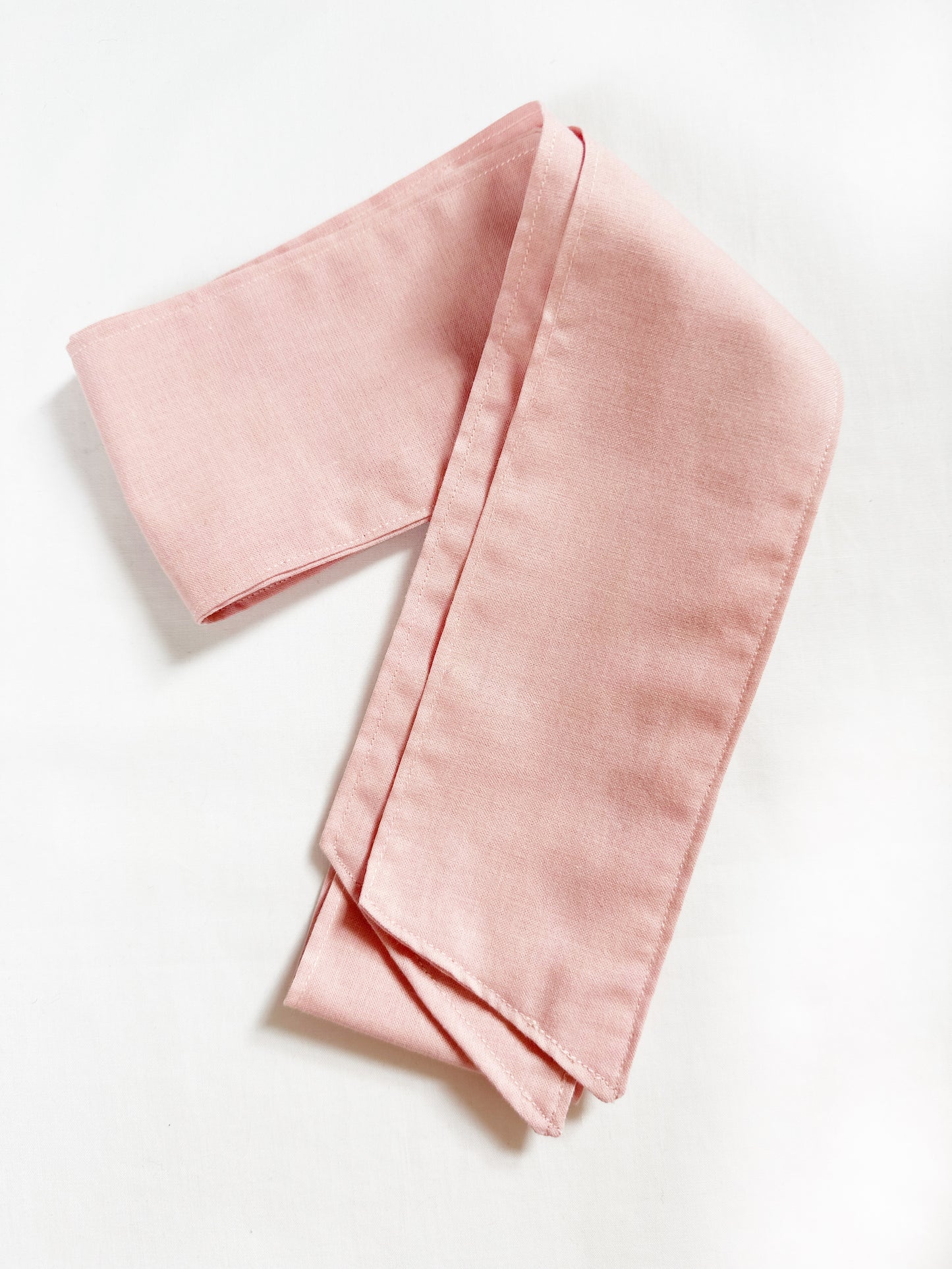 VersaTie hair & neck tie in baby pink cotton