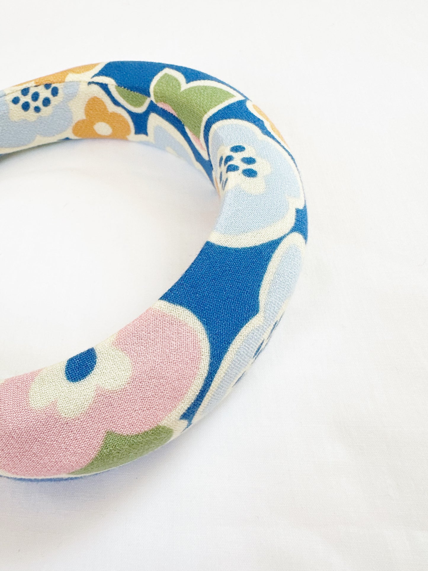 Padded Headband in bold floral