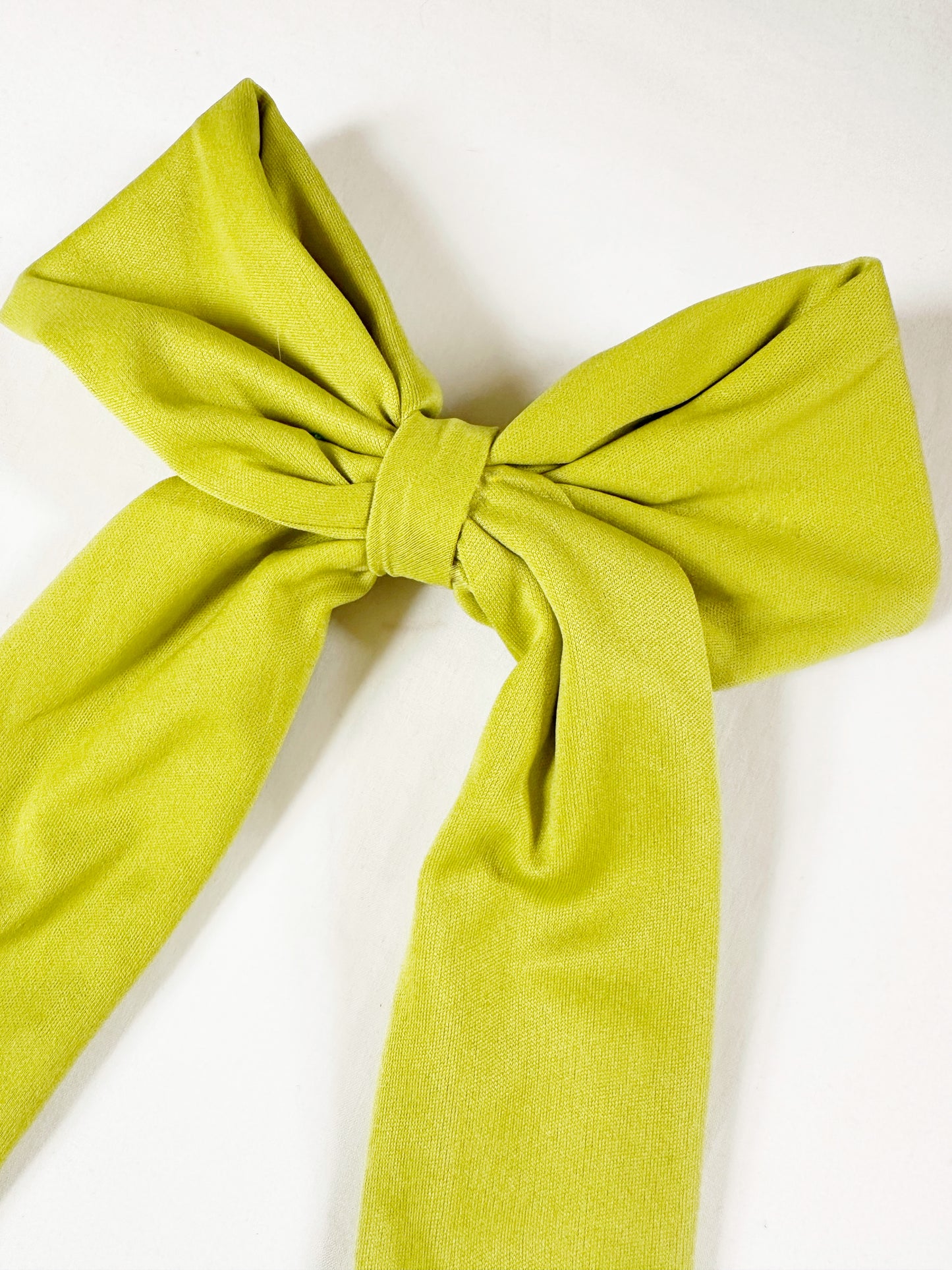 POWER Hair Bow in chartreuse