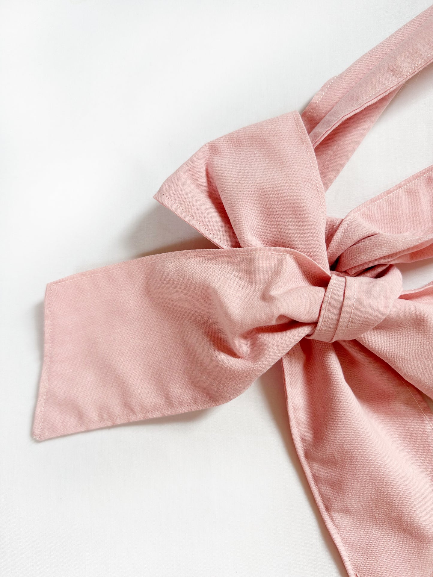 VersaTie hair & neck tie in baby pink cotton