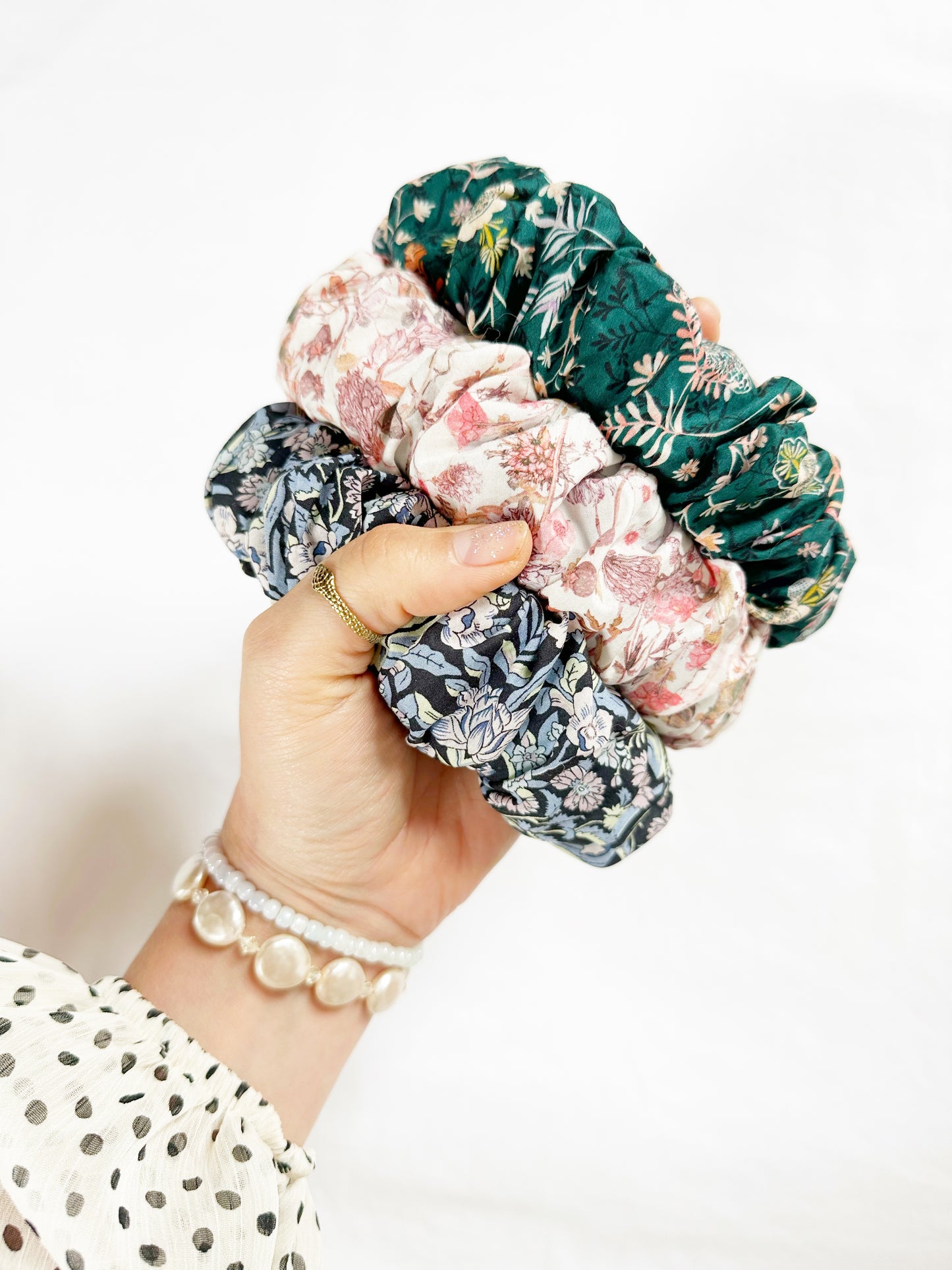 Liberty Ruffle Headband in floral print