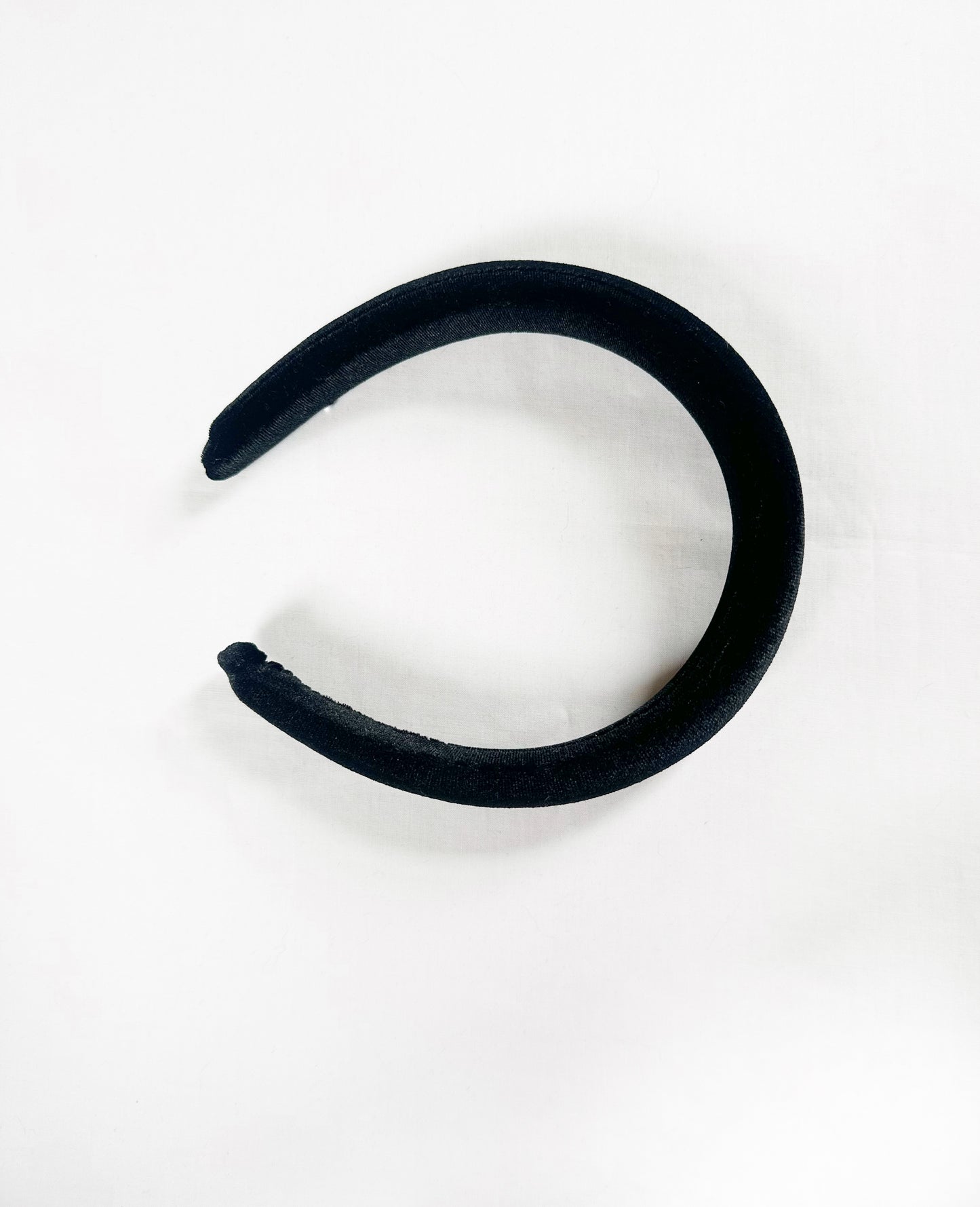 Classic Headband in Black Velvet