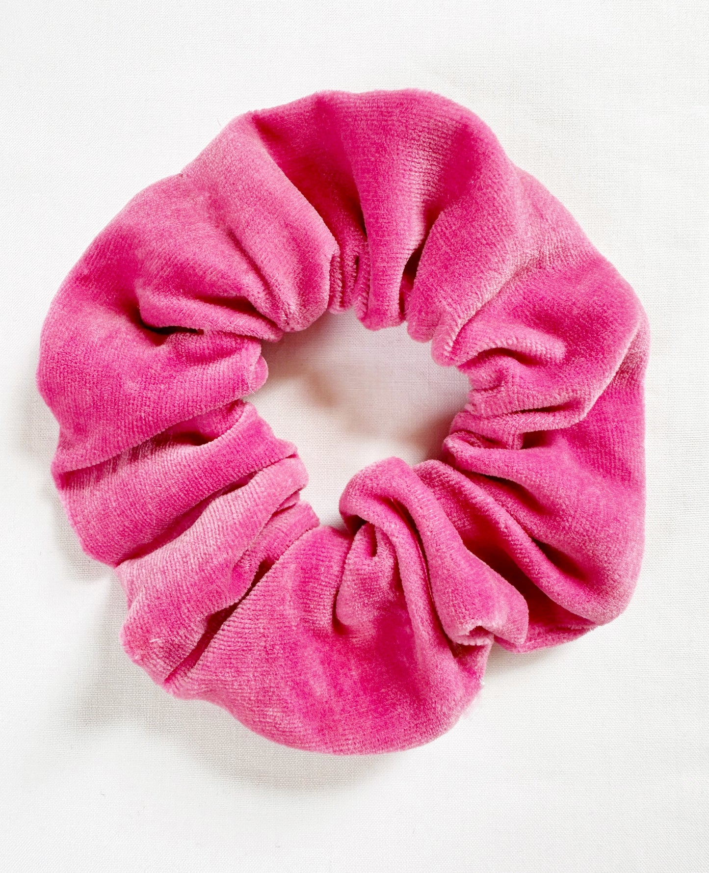 Mini Scrunchie in Barbie Velvet