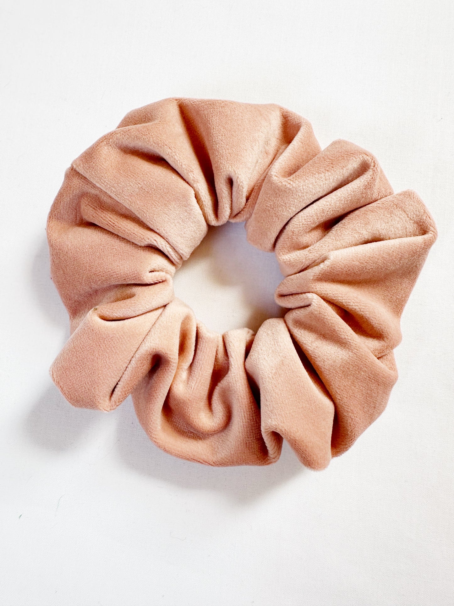 OG Scrunchie in Blush Velvet