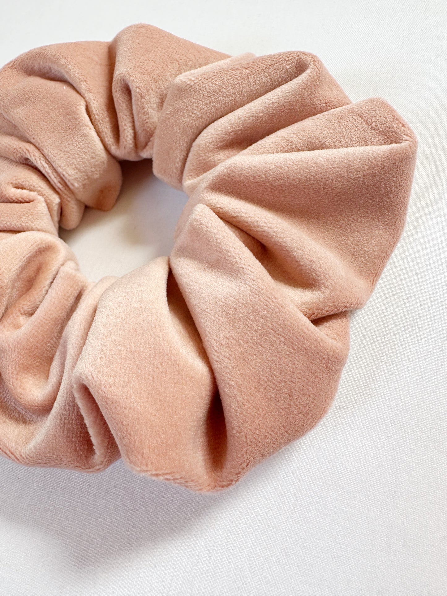 OG Scrunchie in Blush Velvet