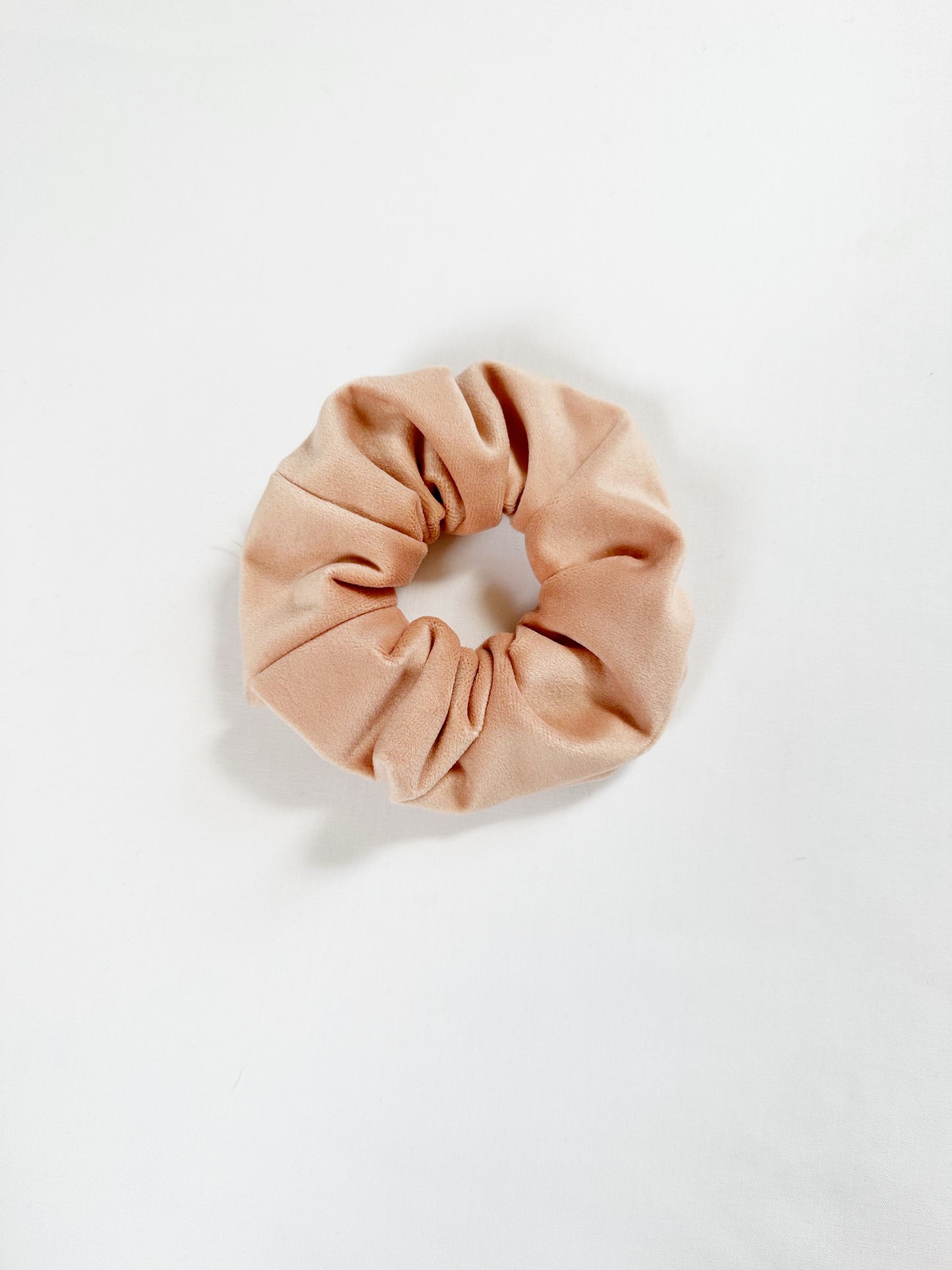 Mini Scrunchie in Blush Velvet