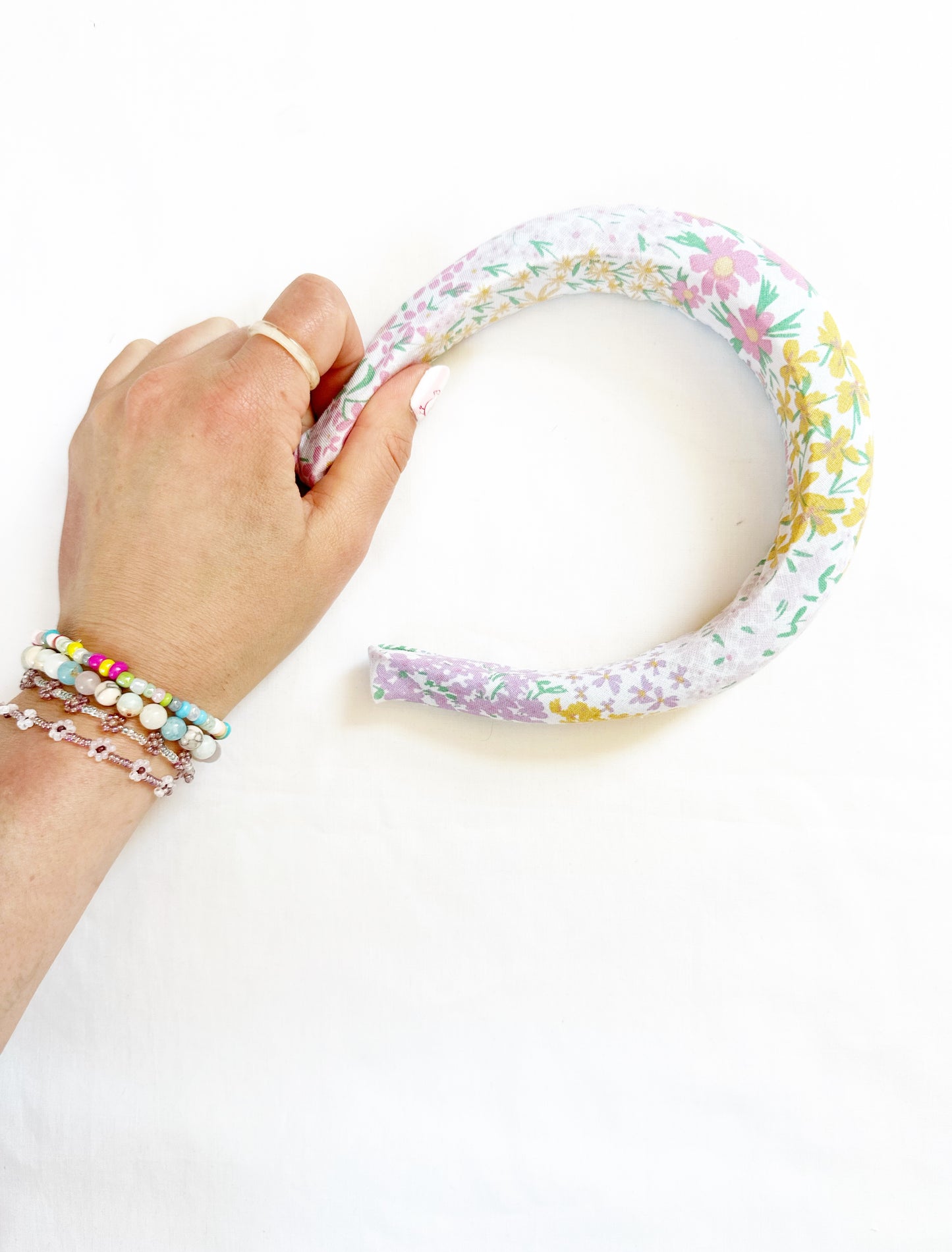 Padded Headband in Enid floral