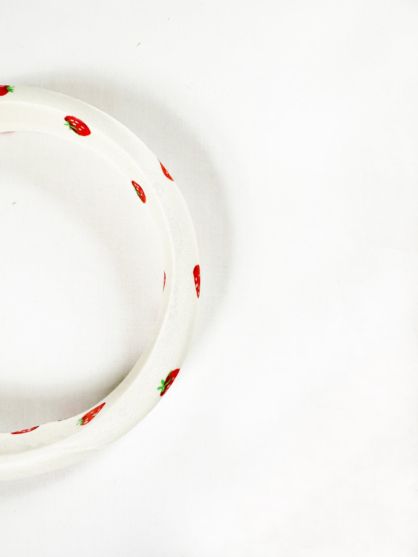 Classic Headband in strawberry print