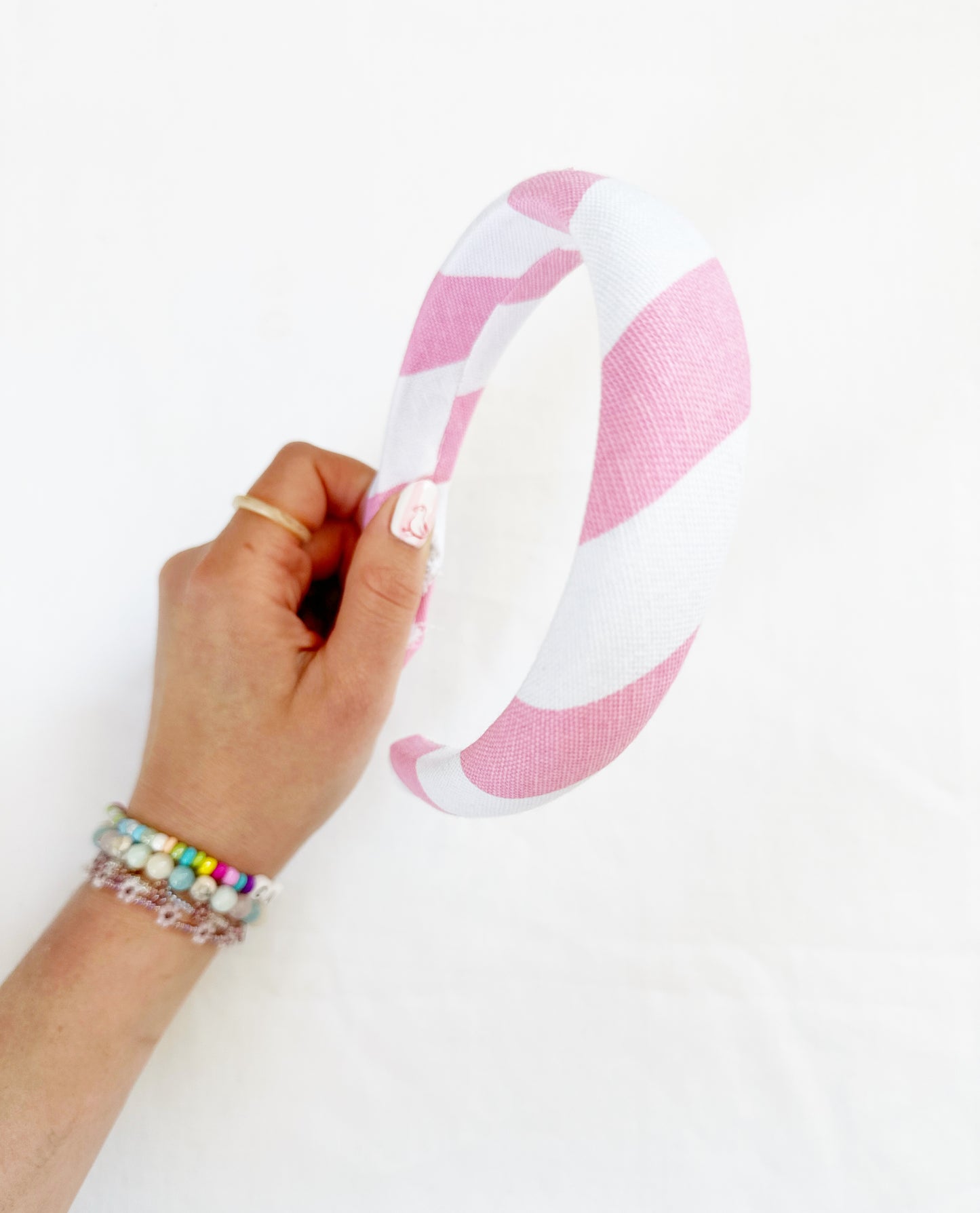 Classic Headband in Penny candy stripe