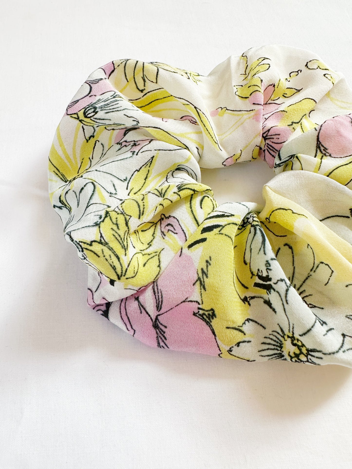 OG scrunchie in Florence floral