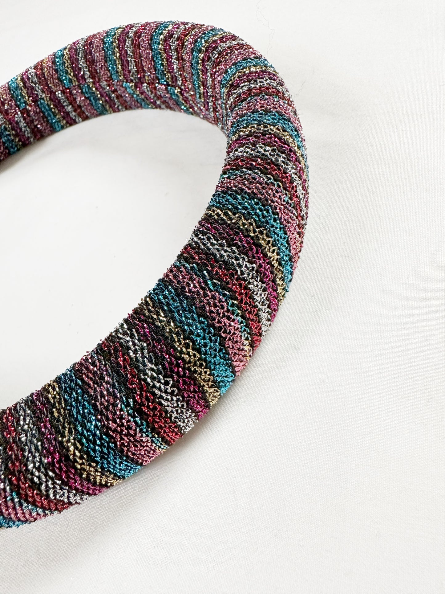 Classic Headband in sparkly stripe