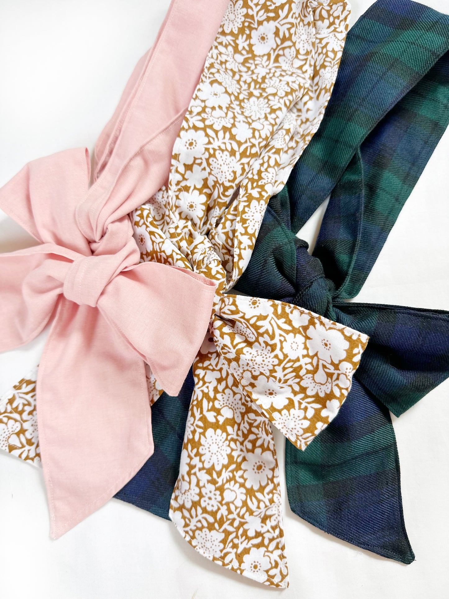 VersaTie hair & neck tie in black watch tartan