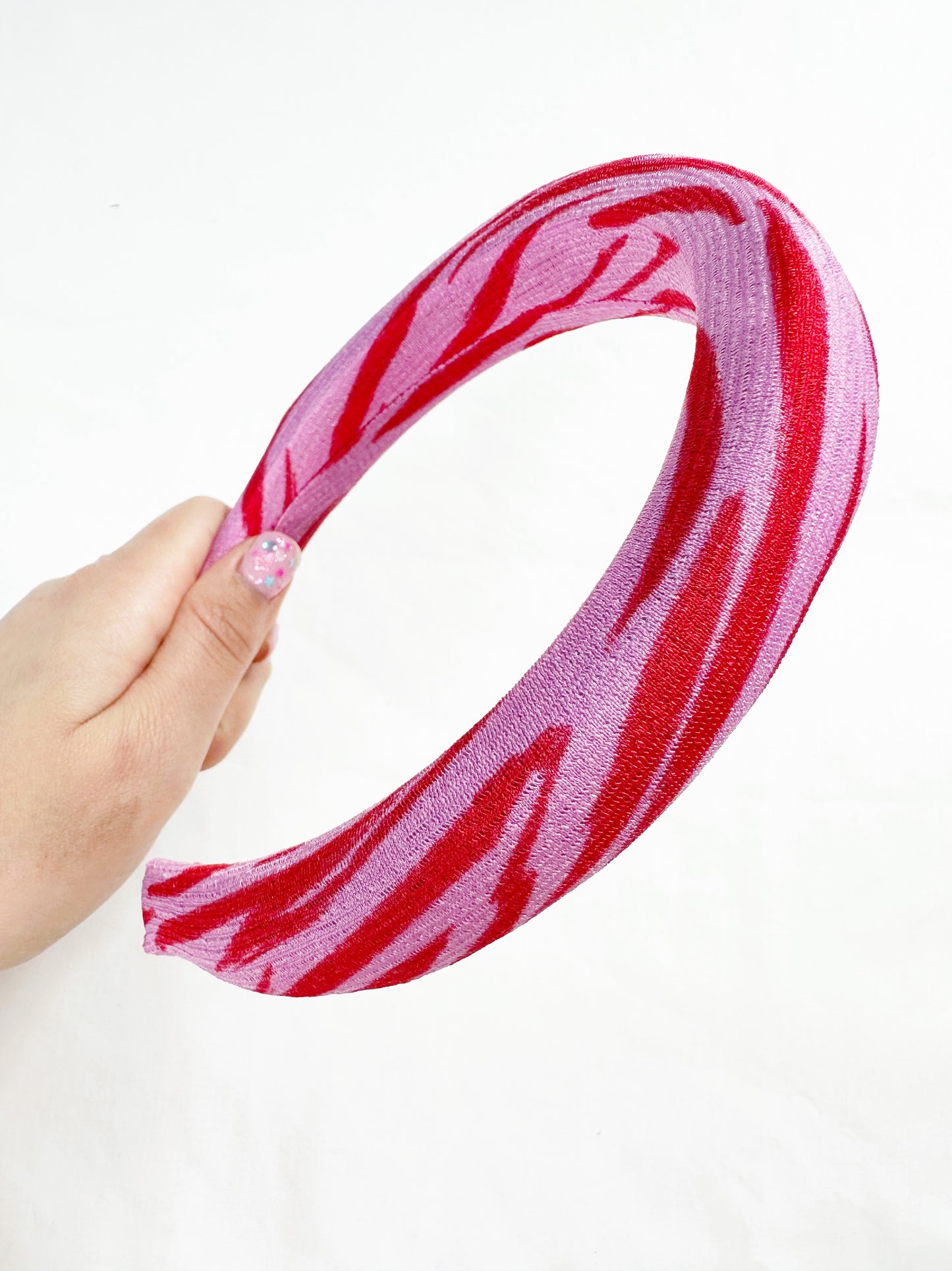 Classic Headband in Pink Zebra