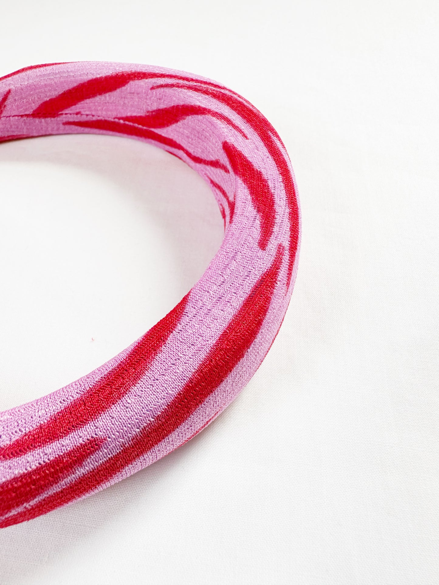 Classic Headband in Pink Zebra