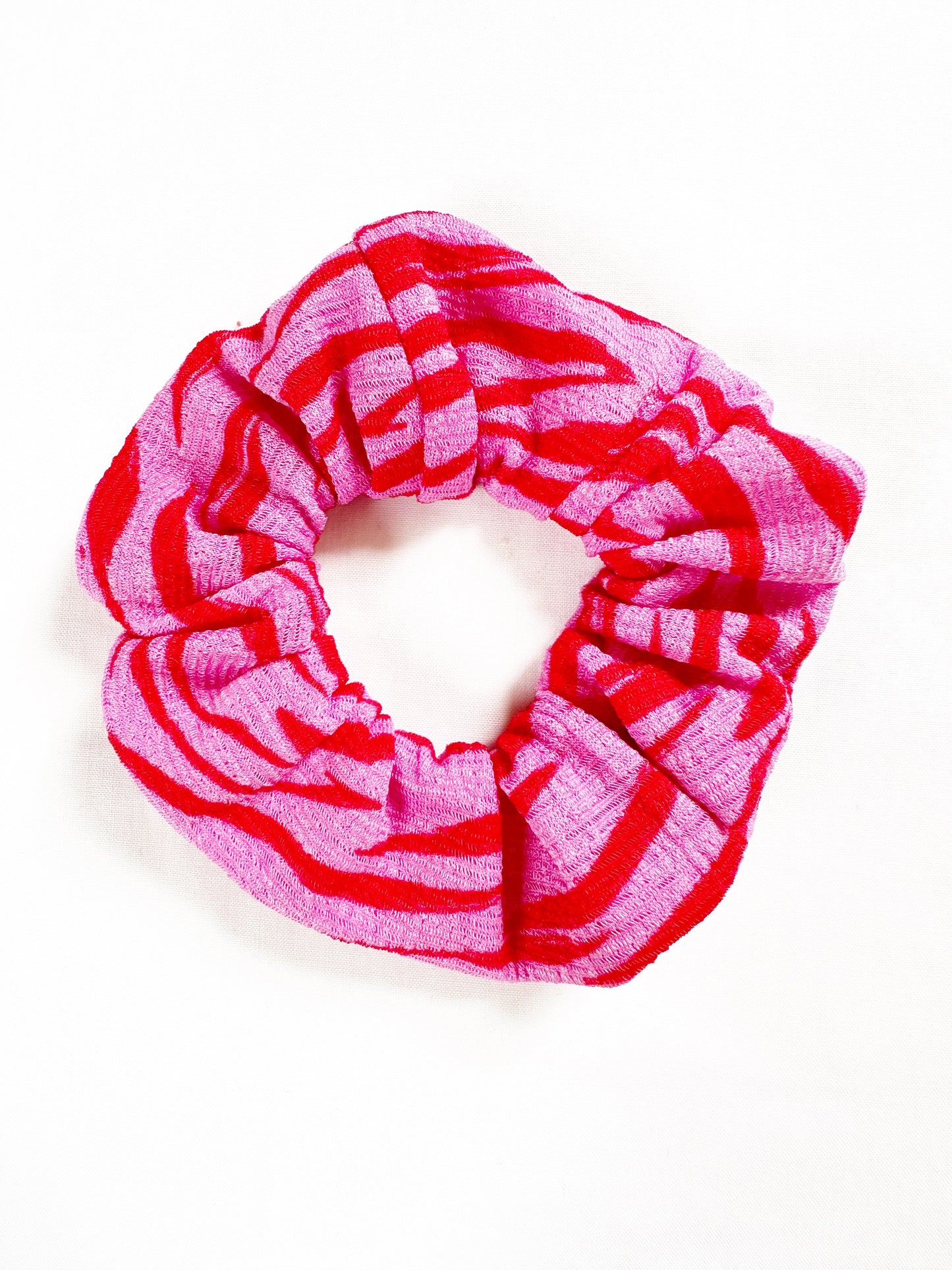 Mini Scrunchie in Pink Zebra