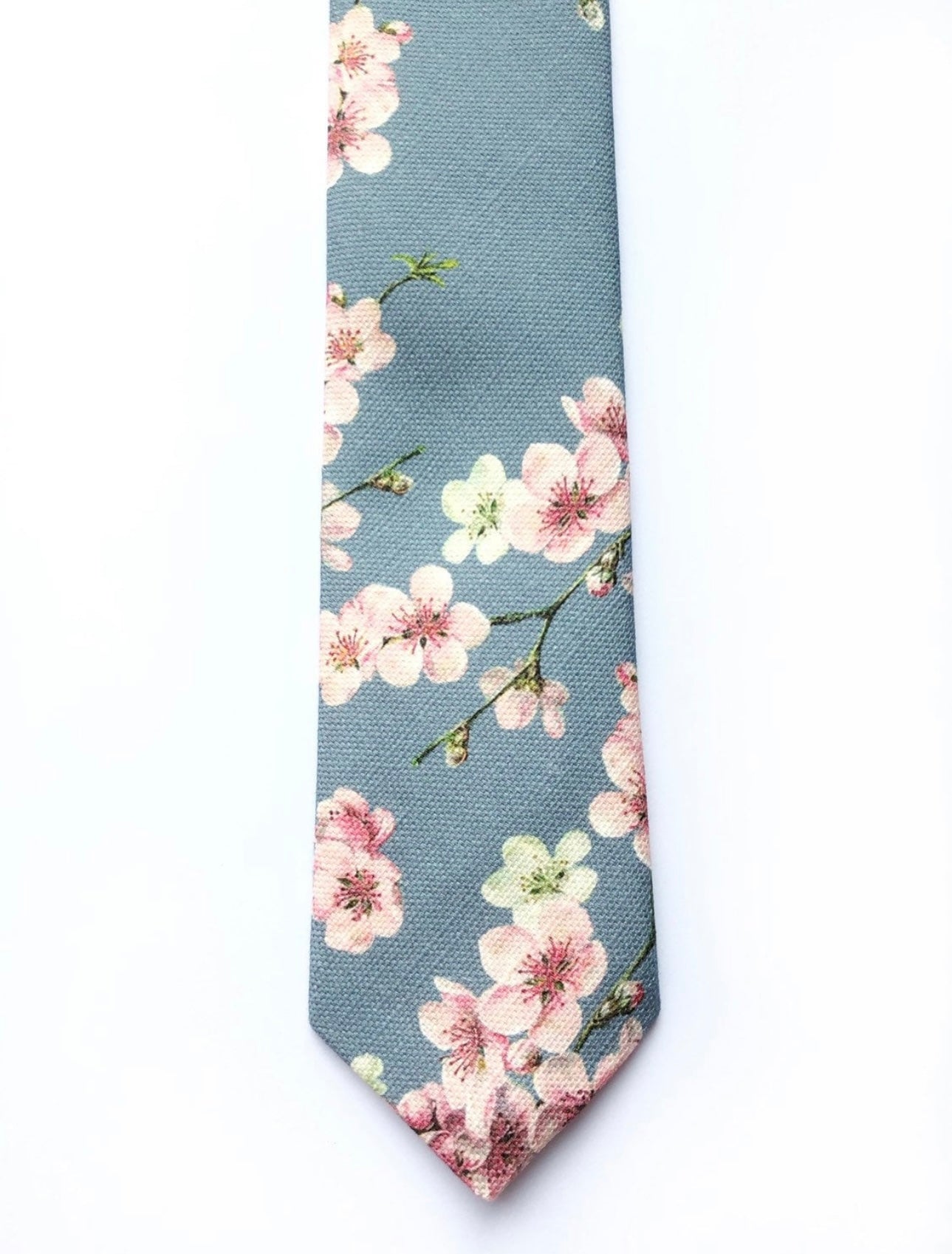 Ties in Grey Cherry Blossom