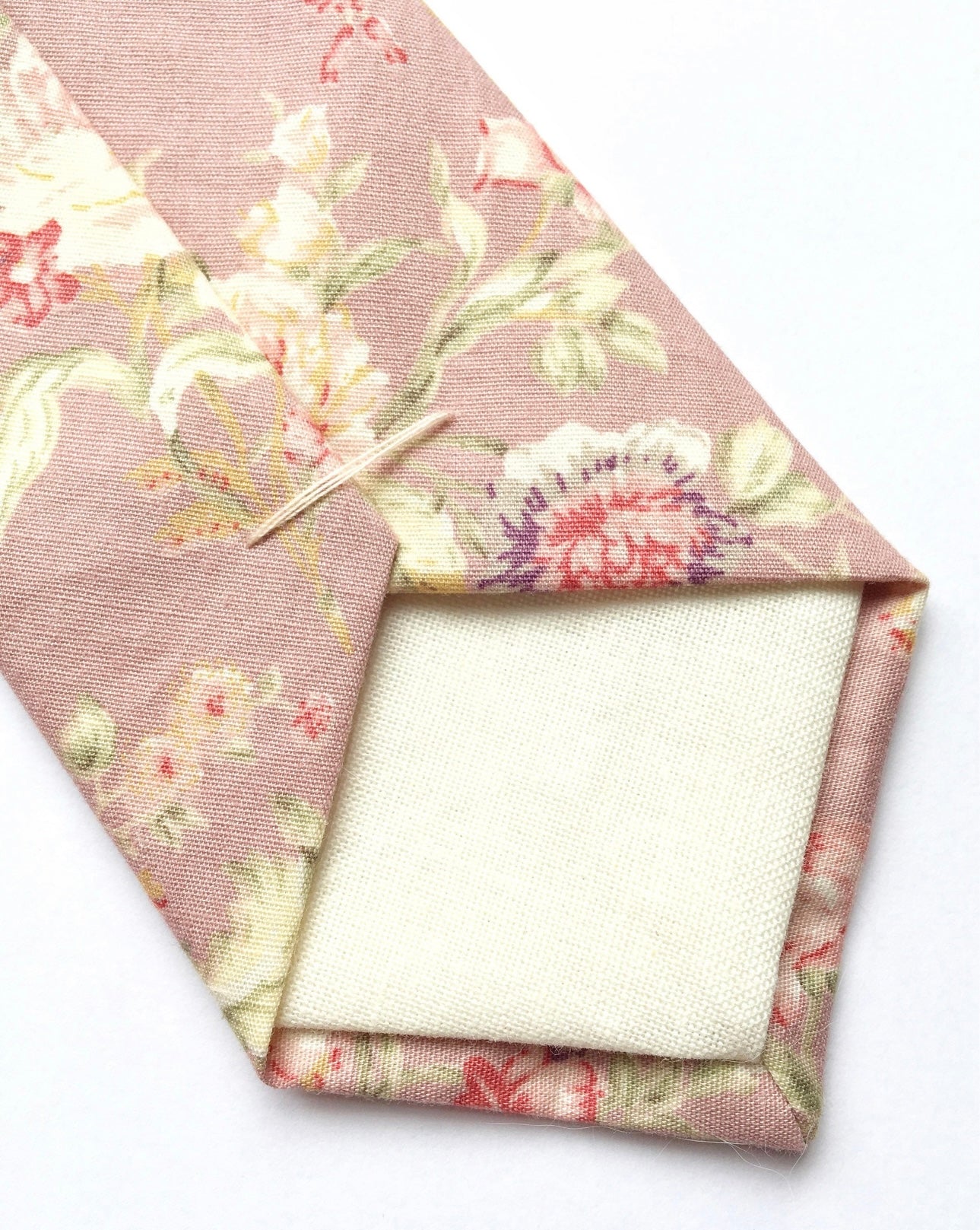 Ties in Blush Pink Floral