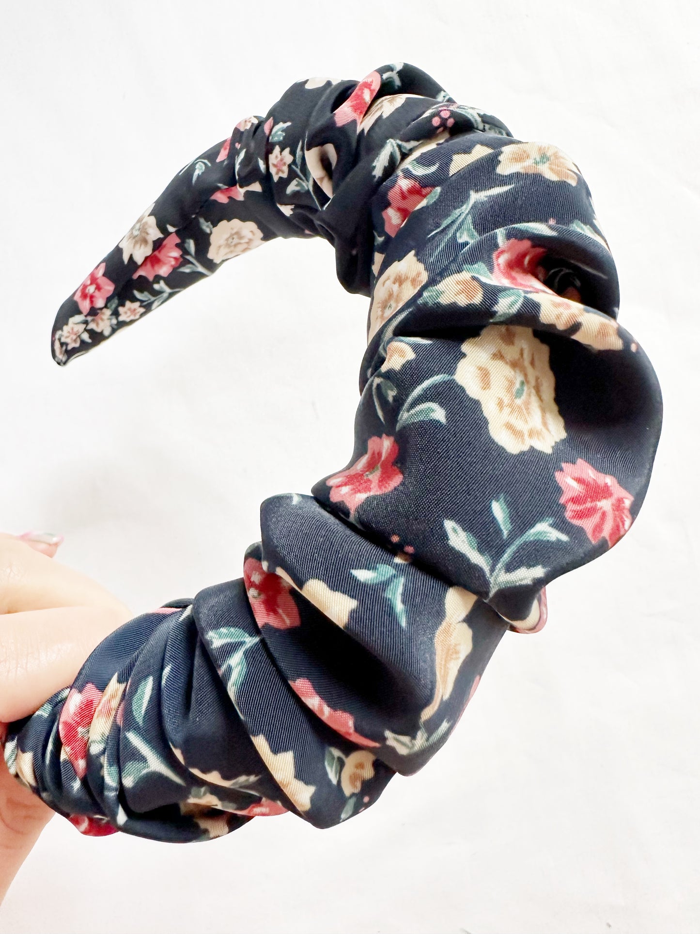 Ruffled Headband in floral print