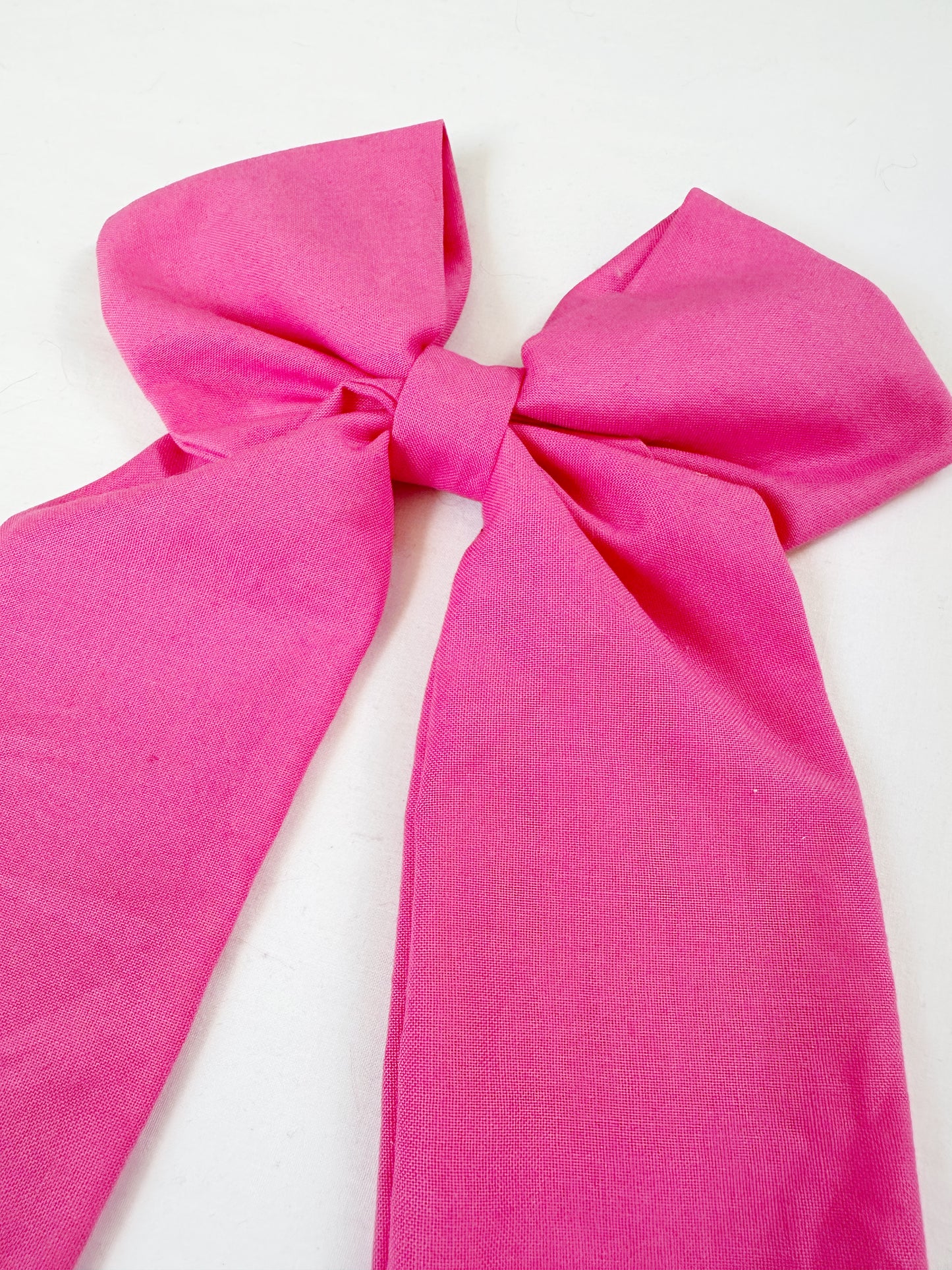 POWER Hair Bow in hot pink