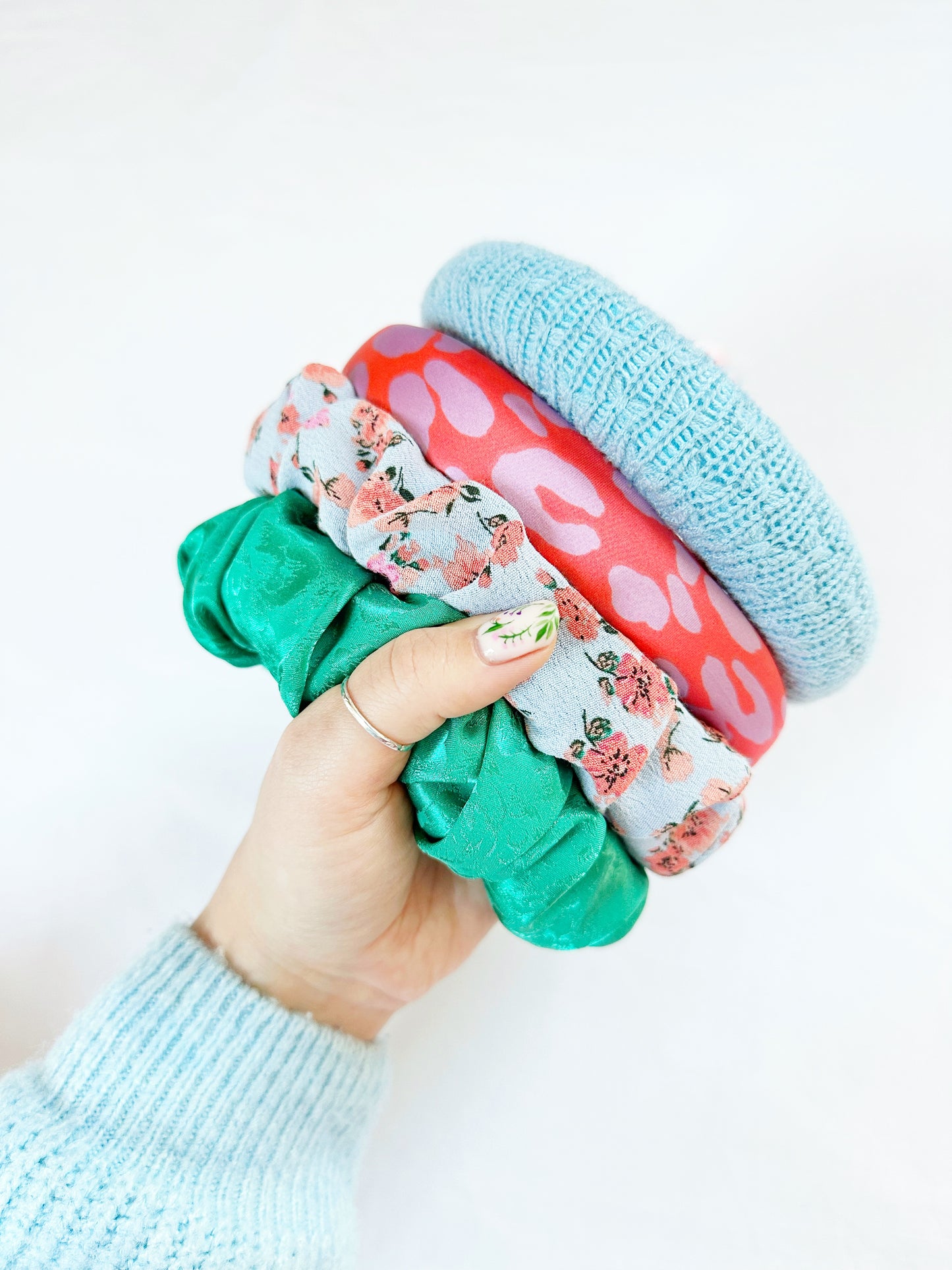 Padded Headband in silky pink
