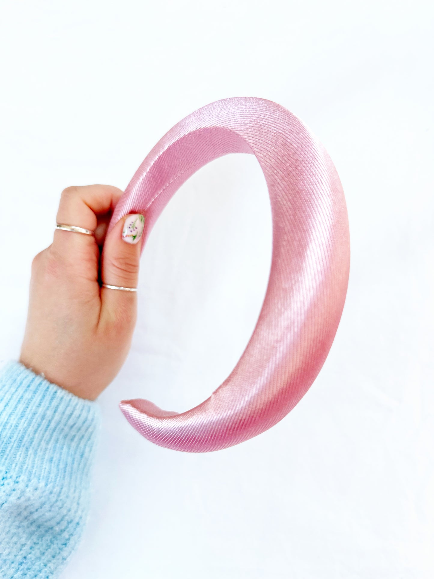 Padded Headband in silky pink
