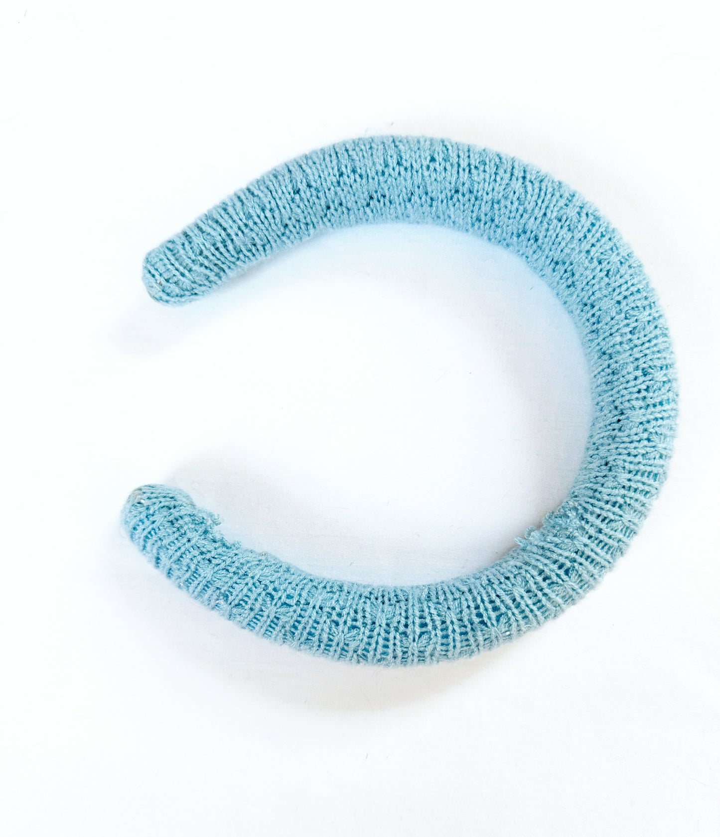 Classic Headband in blue wool