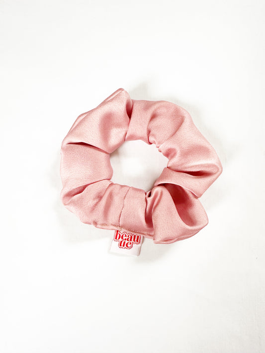 OG scrunchie in silky ballet pink