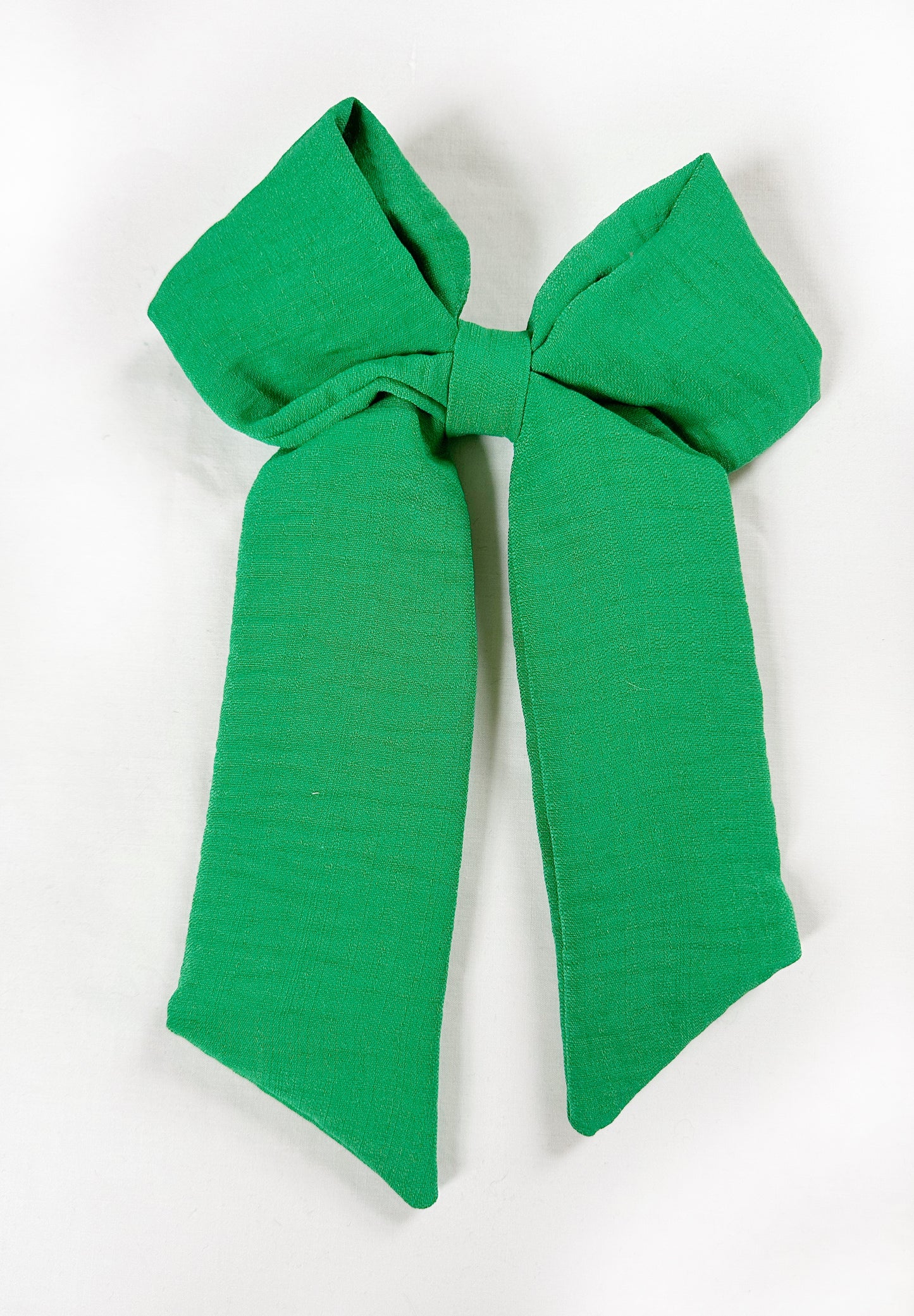 POWER Hair Bow in emerald green