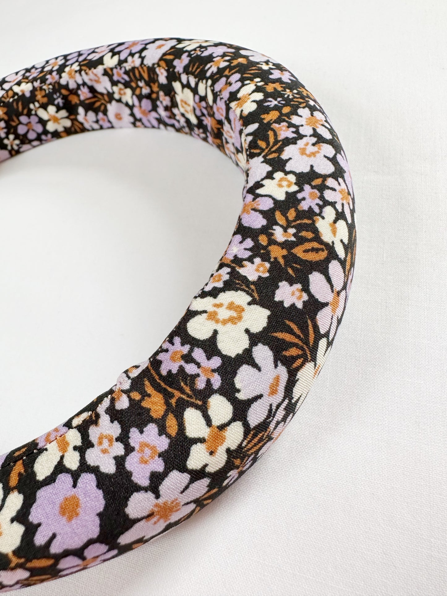 Padded Headband in Lilac Floral