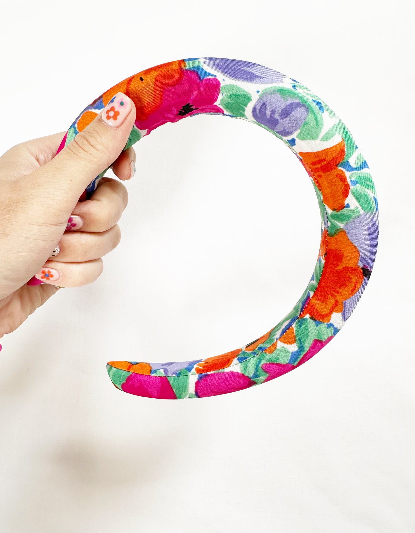 Padded Headband in Bright Floral