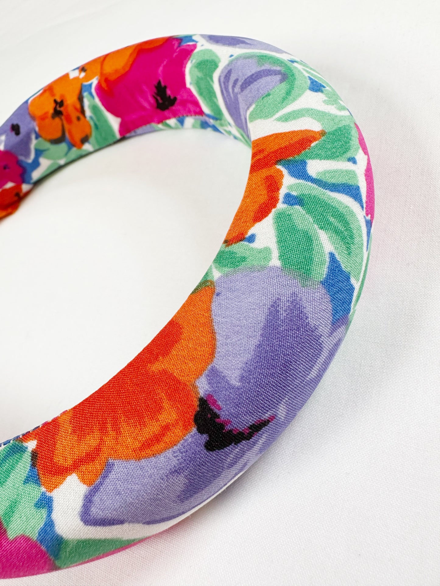 Padded Headband in Bright Floral