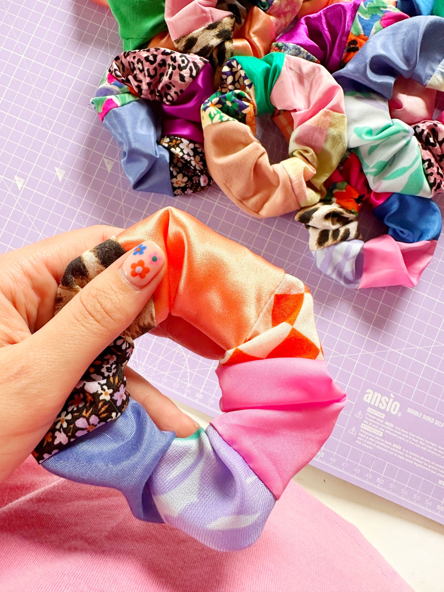 OG Scrunchie in Patchwork Pick n Mix