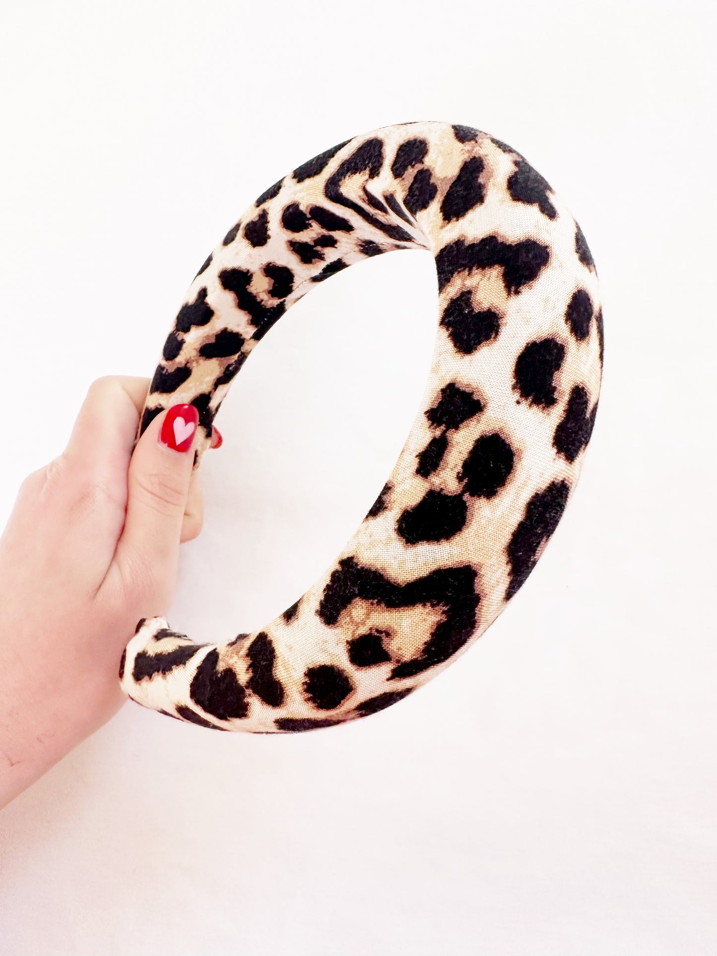Padded Headband in Leopard Print
