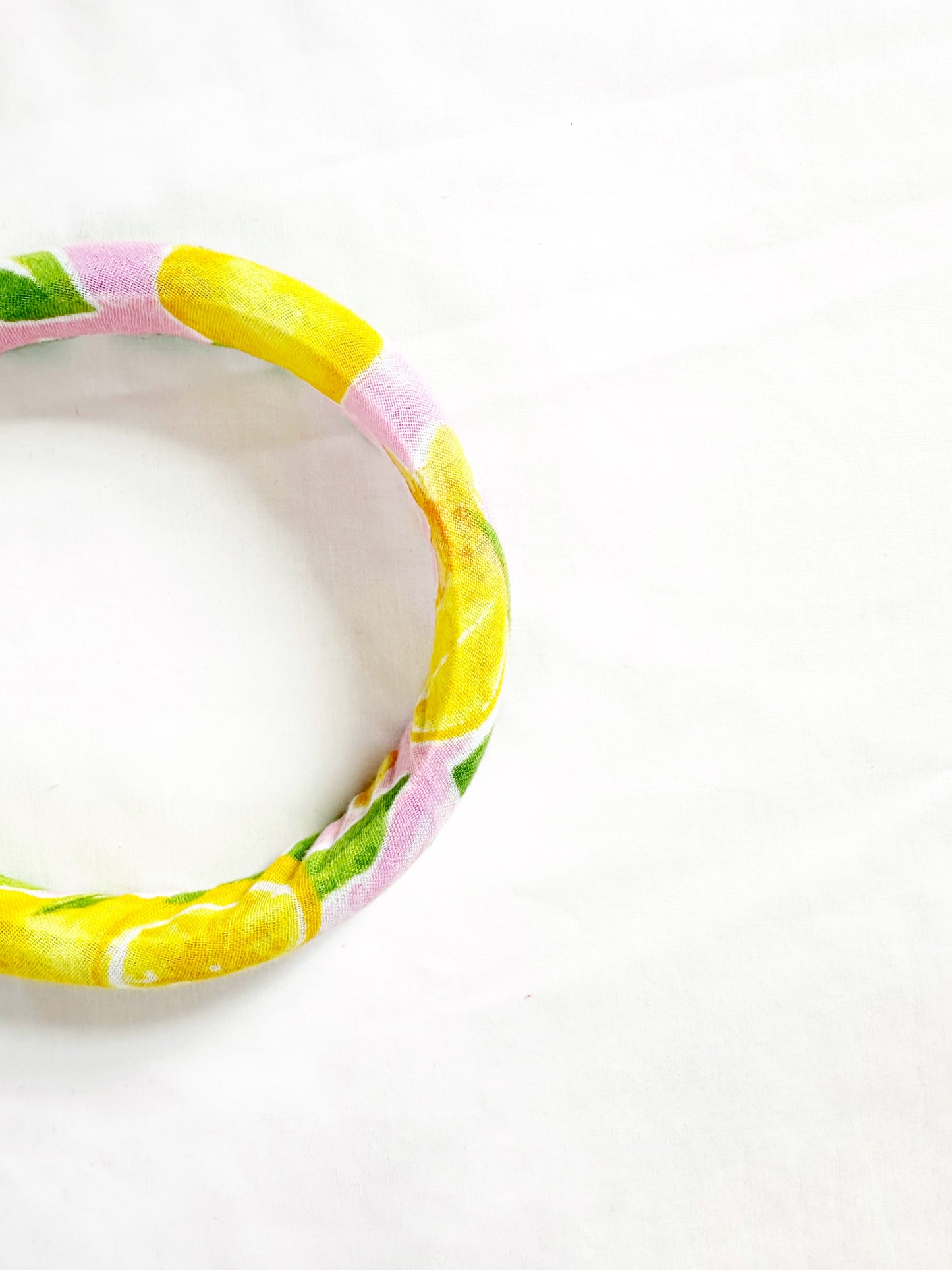 Classic Headband in lemon print