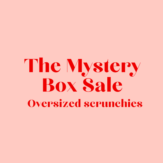 Mystery Box oversized scrunchie