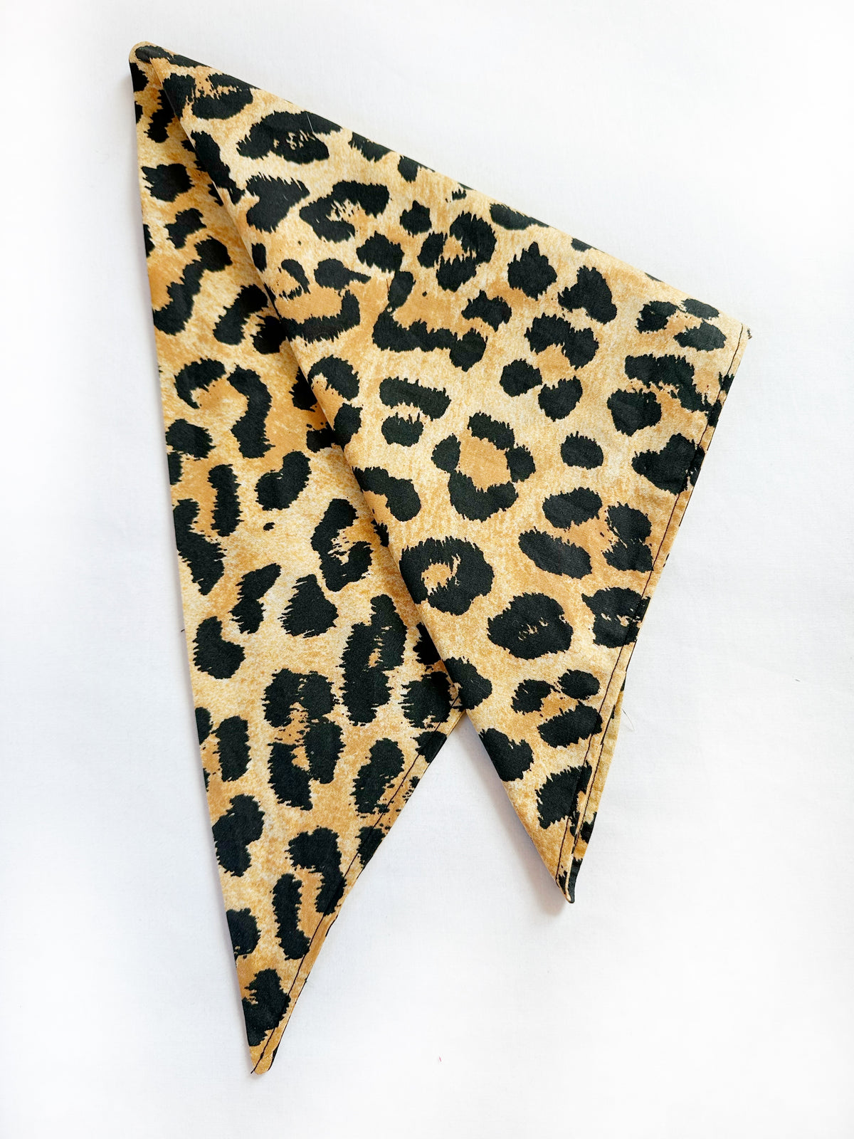 Bandana & neck scarf in leopard print