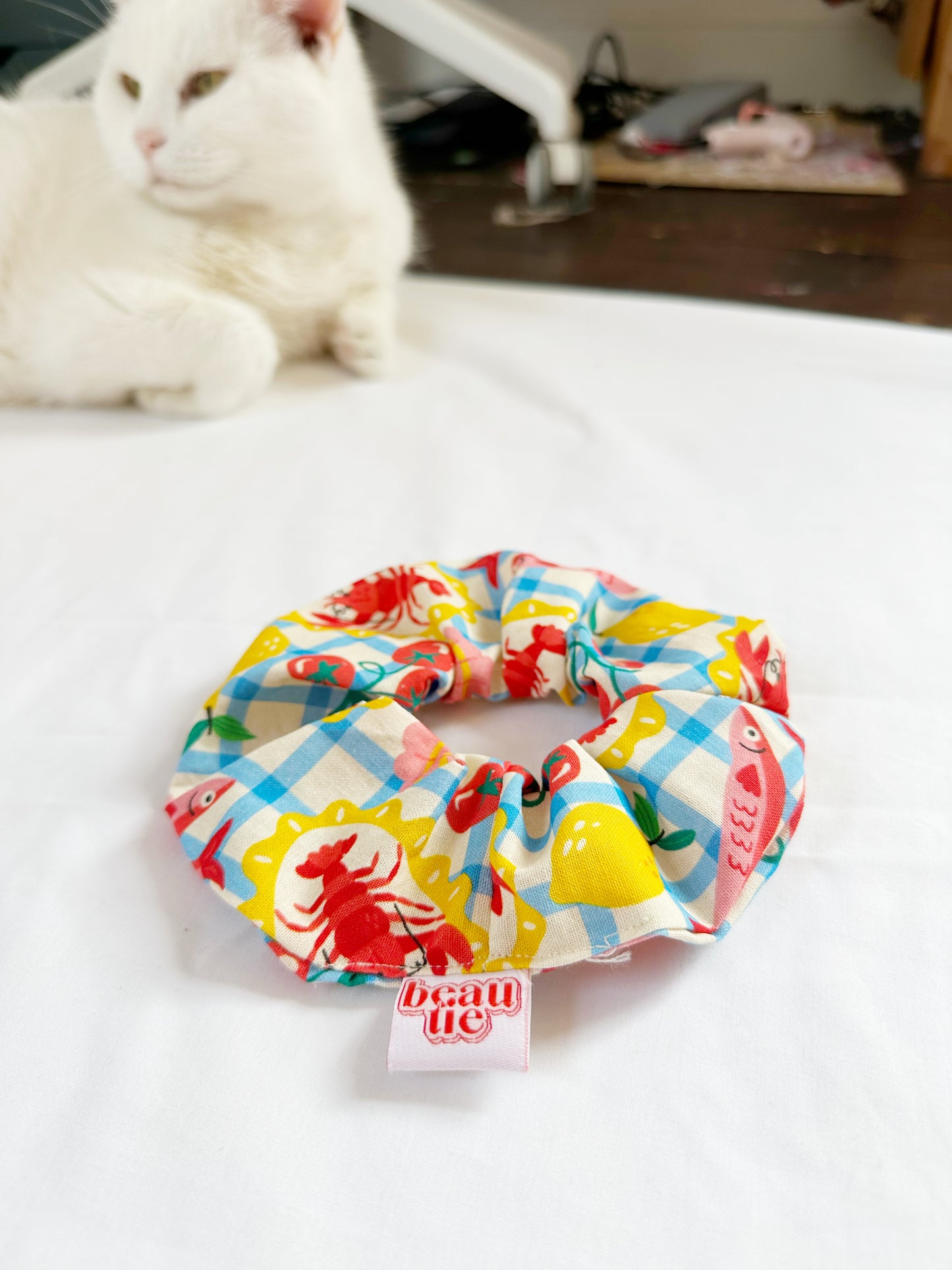 The OG scrunchie in sardine & lobster
