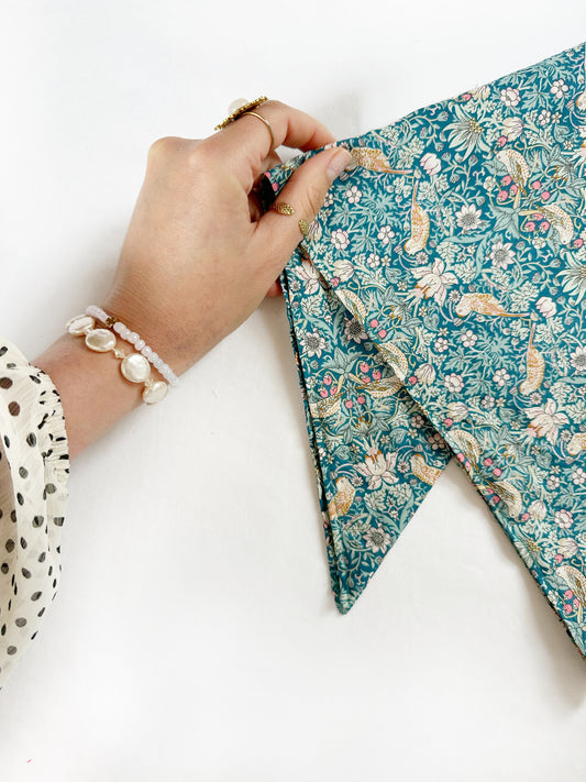 Liberty strawberry thief bandana & neck scarf